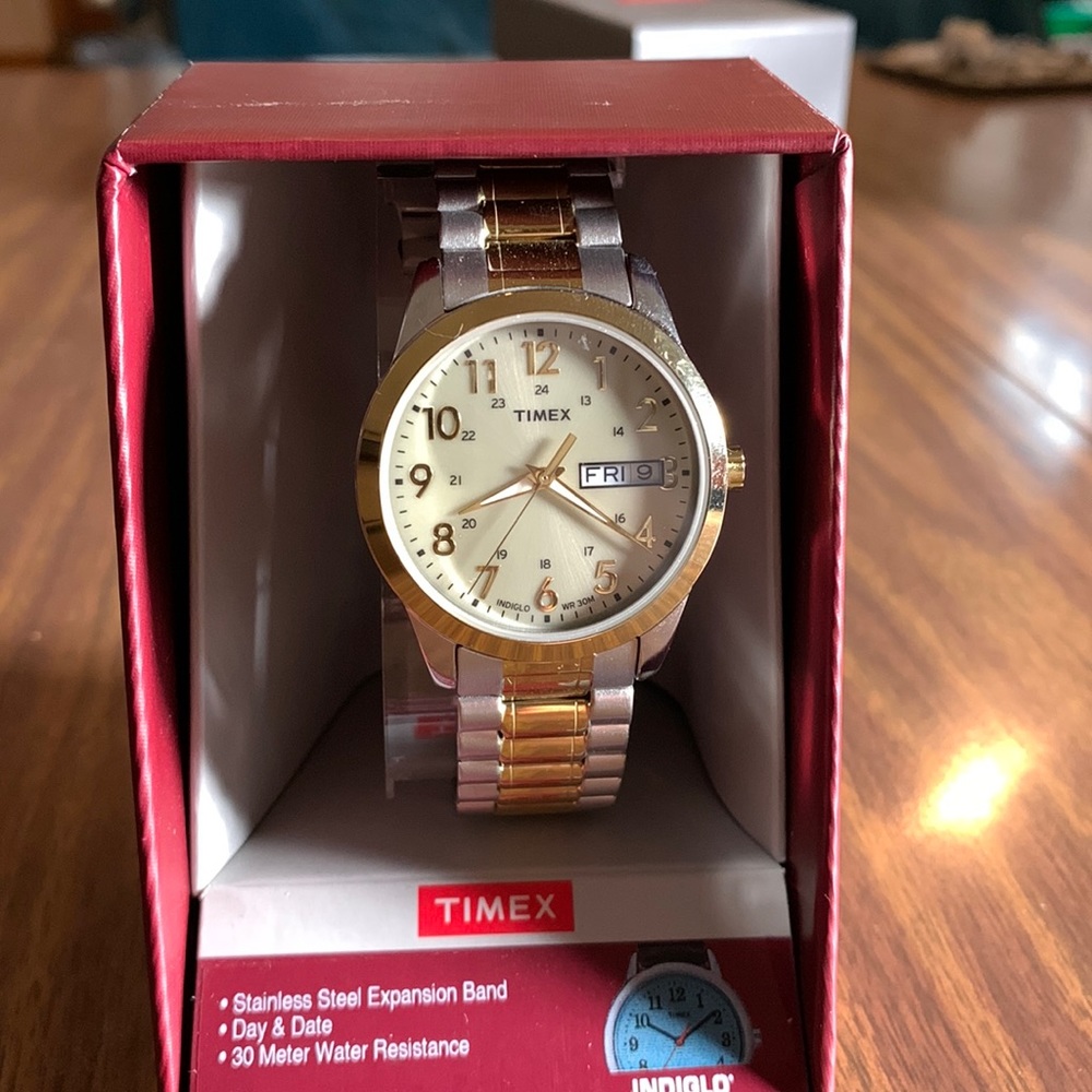 TIMEX men’s indiglo watch